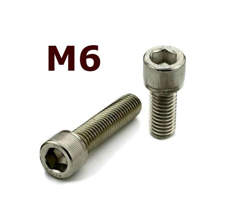 M6x20 maskinskrue 10 stk Panhode Syrefast_A4